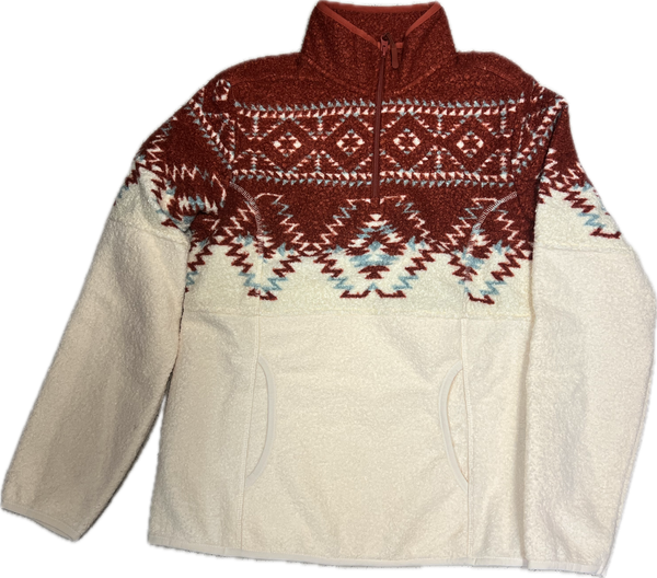 Panhandle Slim Ladies Aztec Border Pullover-DW91C09295