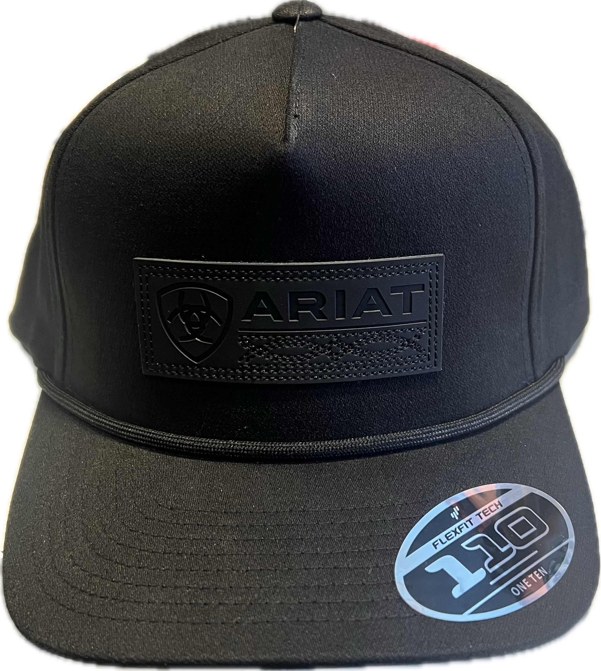 Ariat Great Flex Fit Black Patch Rope Hat - A300090301