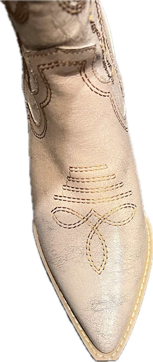 Corkys Footwear Ladies Putty Crackle Boots-80-0308-PUTC-A