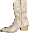Corkys Footwear Ladies Putty Crackle Boots-80-0308-PUTC-A
