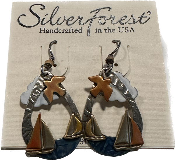 Silver Forest Earrings NE-1652