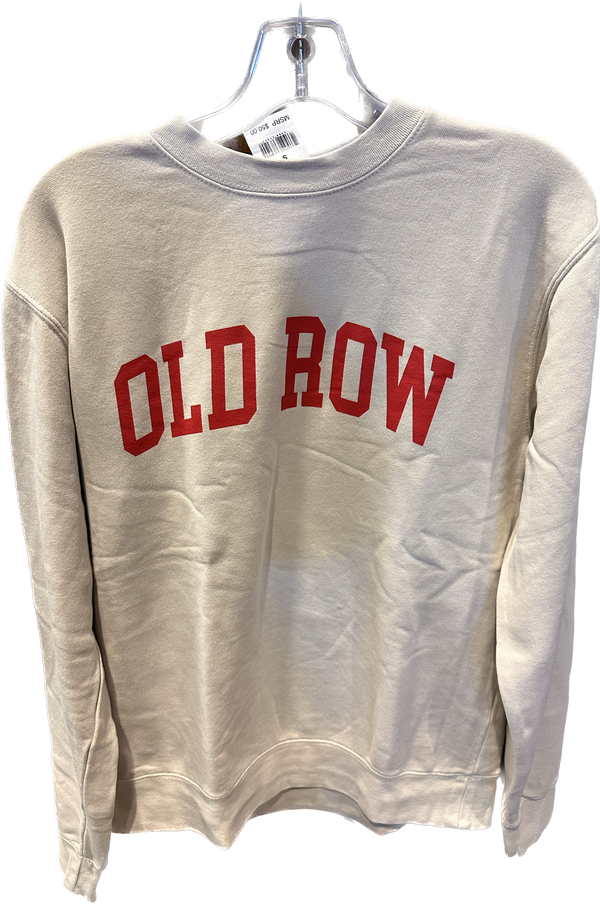 Old Row Ivory/Red Crewneck WROW2659