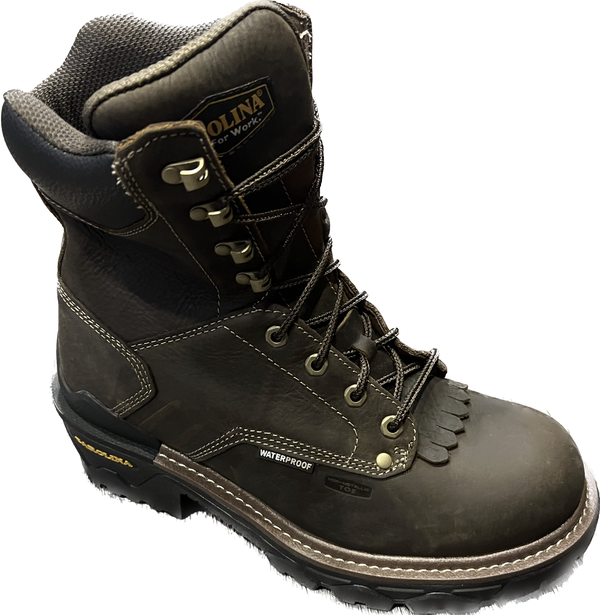 Carolina Men's 8" Waterproof Composite Toe Logger Boots CA7837