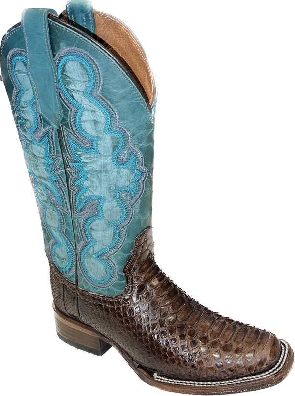 Circle G Ladies Brown Python Boots L6047