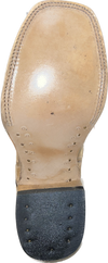 Cowtown Men's Tan Fish Skin Print Boots Q157