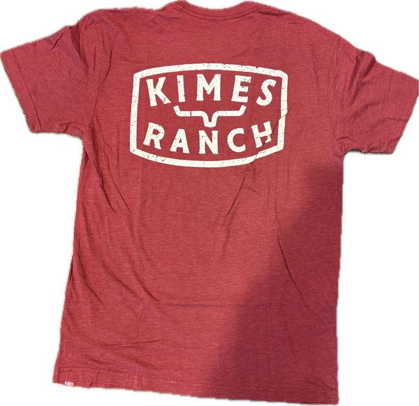 Kimes Ranch Men's "Roy" T-Shirt - Cardinal - RoyCardinal