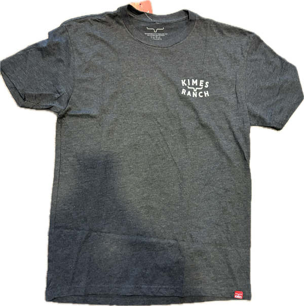 Kimes Ranch Men's "Roy" T-Shirt - Charcoal - RoyCharcoal