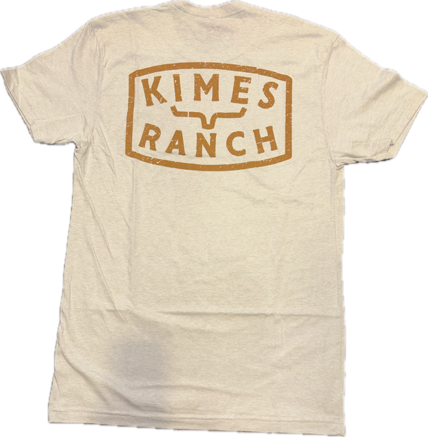 Kimes Ranch Men's "Roy" T-Shirt - Sand - RoySand