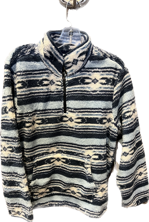 ROCK AND ROLL MENS PLUSH AZTEC PULL OVER-BM91T03009