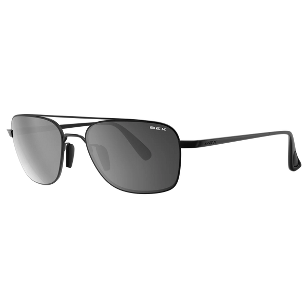 BEX Sunglasses - MACH (Matte Black // GRAY // Silver) S115MBGS