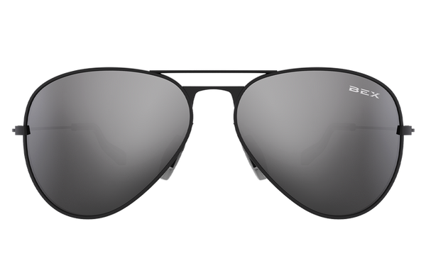 BEX Sunglasses - WESLEY (Black/Silver) WBGS