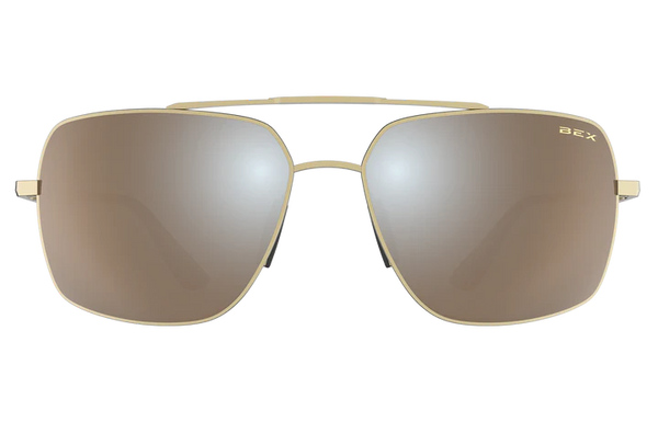 BEX Sunglasses - Wing (Matte Gold Brown/Silver) S116MGBS