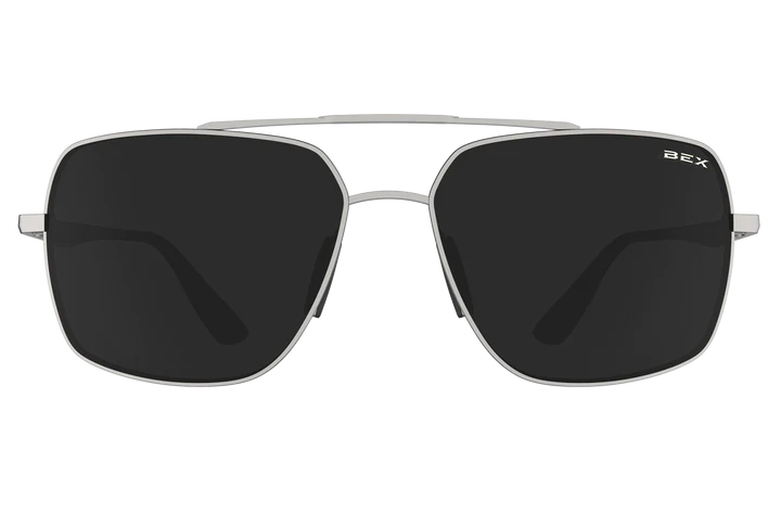 BEX Sunglasses - Wing (Matte Silver //Gray) S116MSG