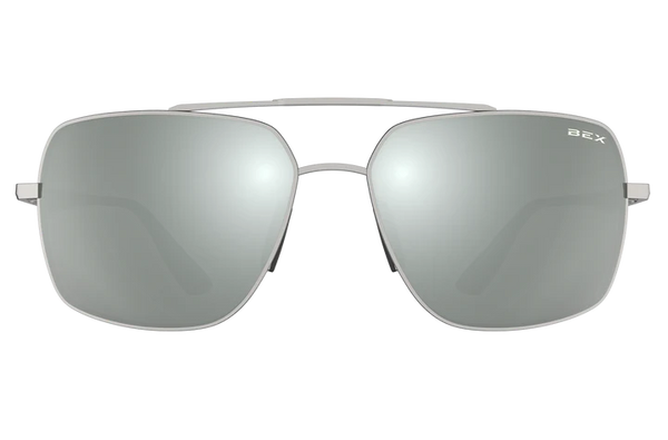 BEX Sunglasses - Wing (Matte Silver//Gray/Silver) S116MSGS
