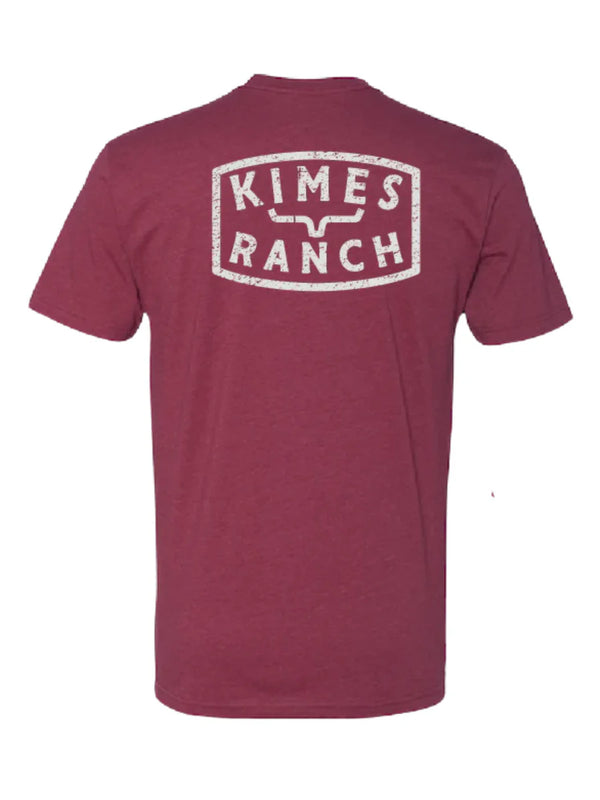 Kimes Ranch Men's "Roy" T-Shirt - Cardinal - RoyCardinal