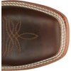 Tony Lama Women's Darcia Cowhide Boot - Rust Brown / Iris Blue - RN3612