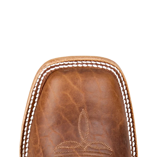 Tony Lama Men's Alfredo Chocolate Bison & Blue Boots - HE6401