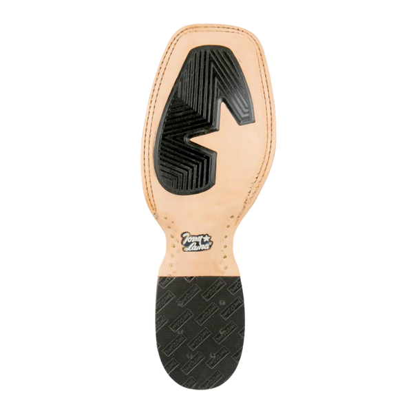 Tony Lama Men's Alfredo Chocolate Bison & Blue Boots - HE6401