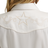 Wrangler Ladies Lainey Wilson Satin Star Button Down Shirt-112370410
