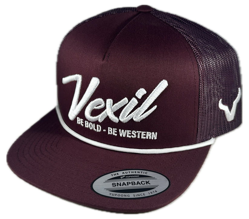 Vexil Be Bold, Be Western - Maroon/Maroon Mesh