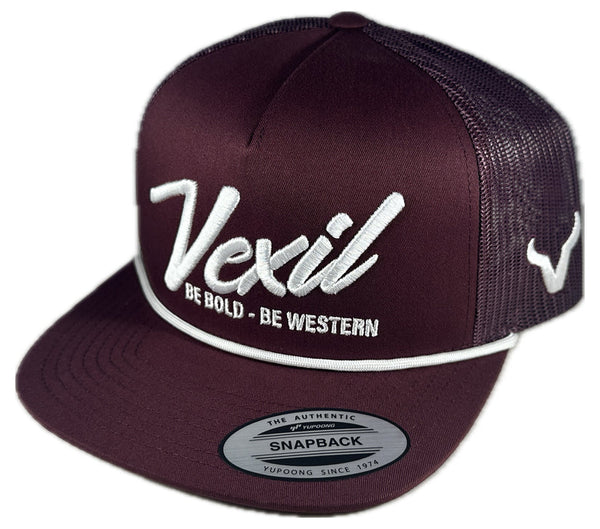 Vexil Be Bold, Be Western - Maroon/Maroon Mesh