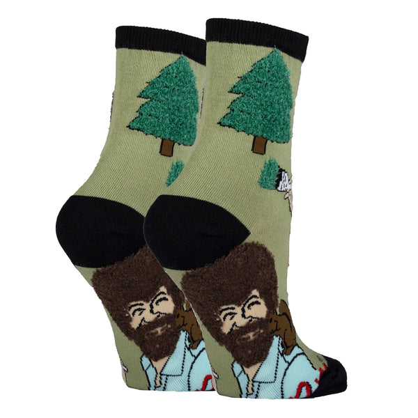 OOOH YEAH! Painting Bob Ross Socks S/M - WD20460C