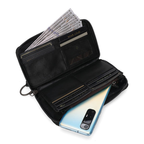 Wrangler Cow Print Wallet-WG133-W006BK