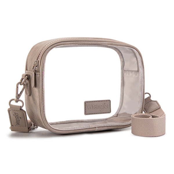 Wrangler Nude Clear Crossbody Purse-WG229-603ND
