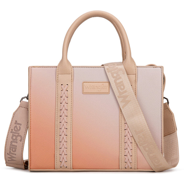 Wrangler Ombre Western Crossbody Tote-WG308-8120SBR