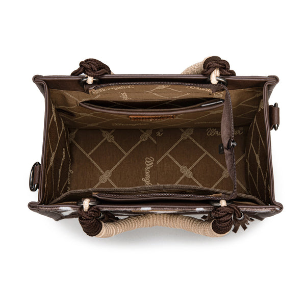Wrangler Cowhide Printed Crossbody Purse-WG386-8120SCF