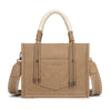 Wrangler Khaki Cowhide Printed Crossbody Purse-WG386-8120SKH