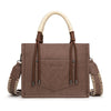 Wrangler Light Coffee Cowhide Printed Crossbody Purse-WG386-8120SLCF