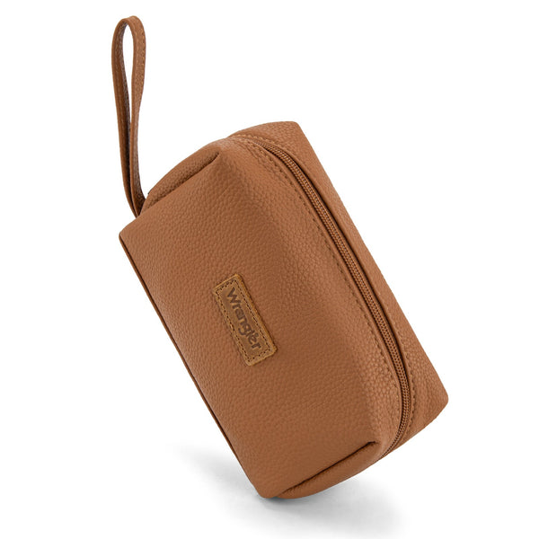 Wrangler Brown Structured Work Tote with Pouch-WG390-8110BR