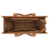 Wrangler Brown Structured Work Tote with Pouch-WG390-8110BR