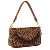 Wrangler Leopard Shoulder Bag with Chain Detail-WG474-8633BR