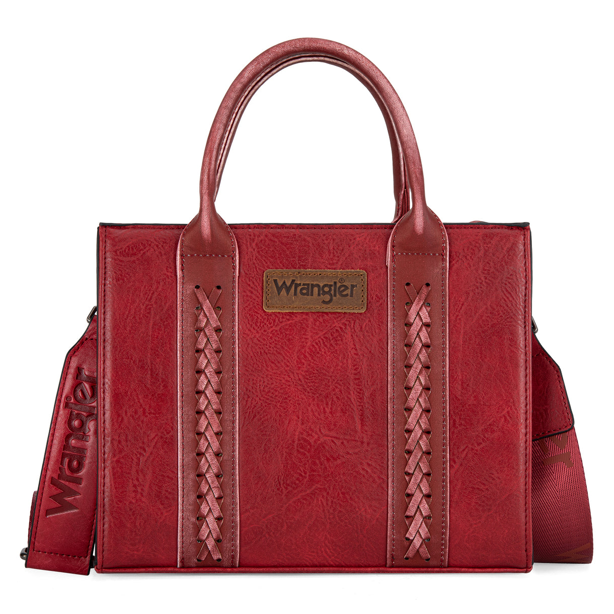 Wrangler Whipstitch Red Crossbody Tote-WG70-8120ERD