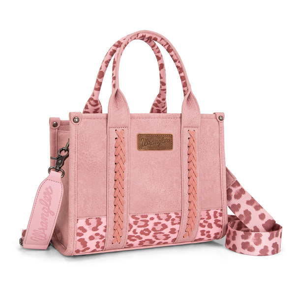 Wrangler Pink Leopard Print Concealed Carry Purse-WG102-8120SPK