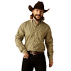 Ariat Men's Wrinkle Free Filmore Green Long Sleeve 10053910