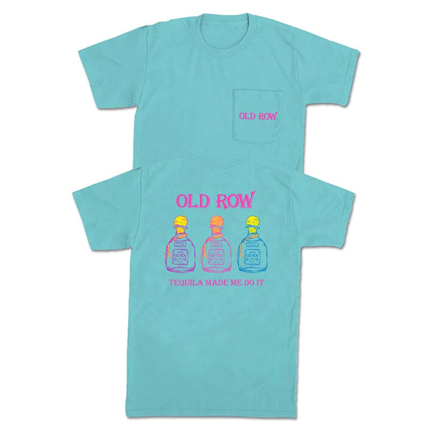 Old Row TEQUILA MADE ME SHORT SLEEVE POCKET T-SHIRT WROW2704