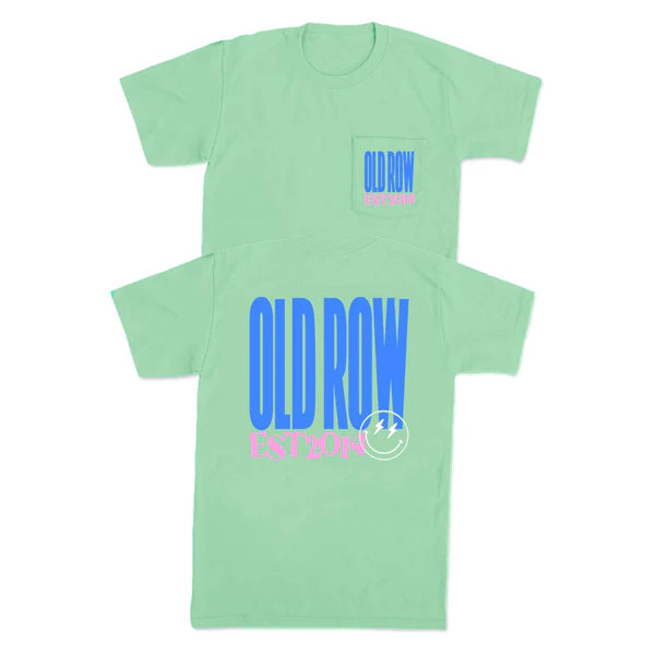 Old Row Ladies Chicks Pocket Tee - Island Reef - WROW3554