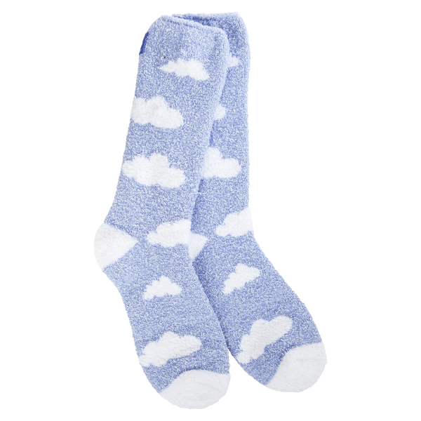 Worlds Softest Socks Cozy Cloud Crew Periwinkle 75064