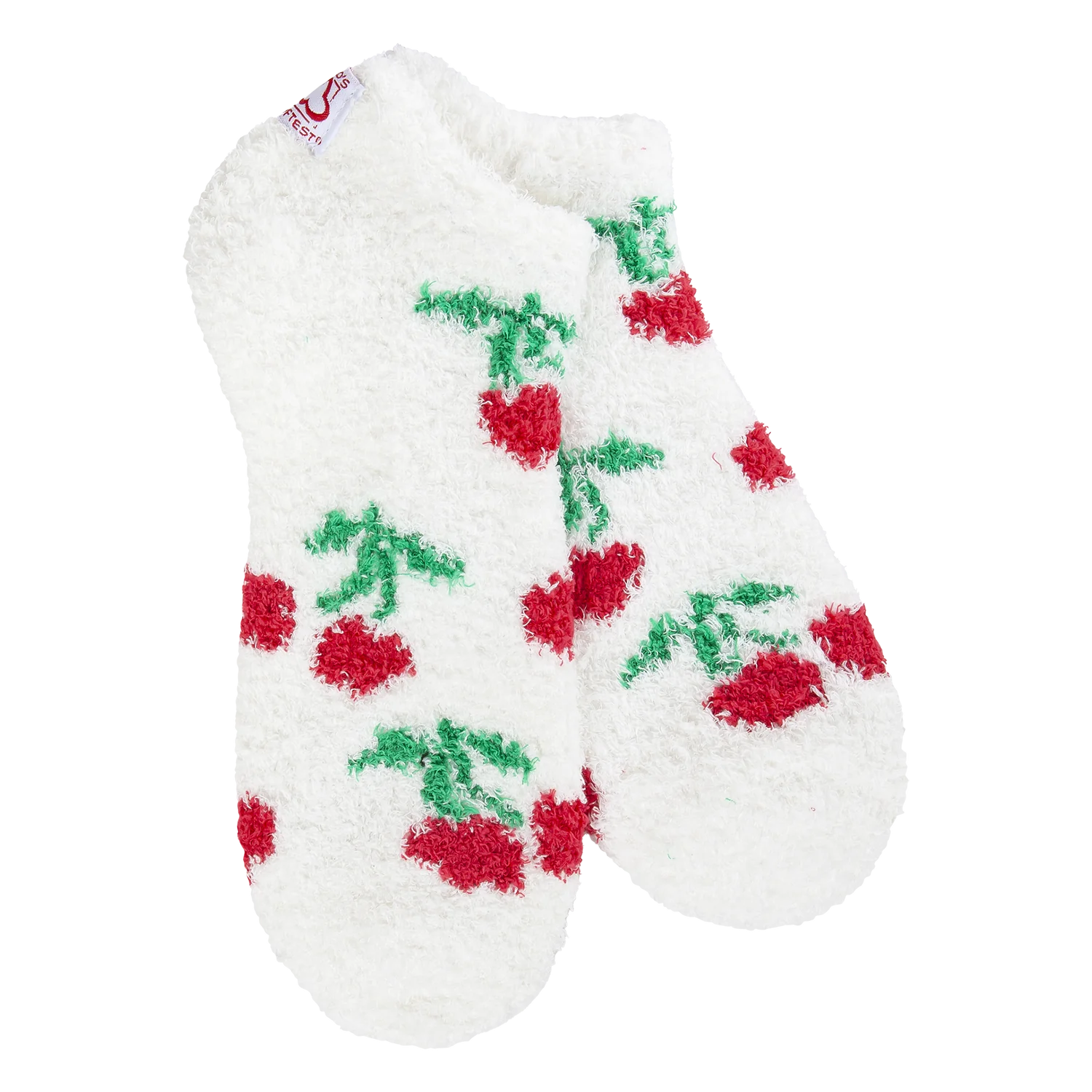 Worlds Softest Socks Cozy Low Cherries 75122