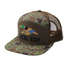 Local Boy 7 Panel Wild Duck Hat - Localflage OD/Brown - L3000212-LODB