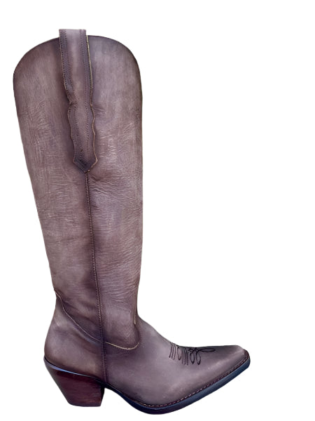 Circle G Ladies Brown Tall Top Boot - Q7029