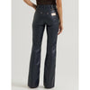 Wrangler Ladies Lainey Wilson Black Leather Flare Pants-112385583