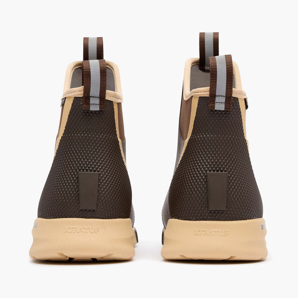 XtraTuf Mens Brown Sport Ankle Deck Boot - XADSM901