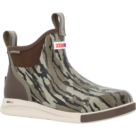 XtraTuf Mens Mossyoak Bottomland Sport Ankle Deck Boot-XADSM902
