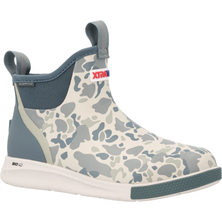 XtraTuf Mens Sport Stormy Duck Camo Ankle Deck Boots-XADSMDC2