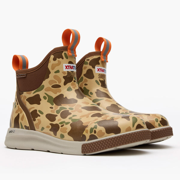 Men's Xtratuf 6 IN Ankle Deck Sport Boot - Duck Camo - XADSMDCM