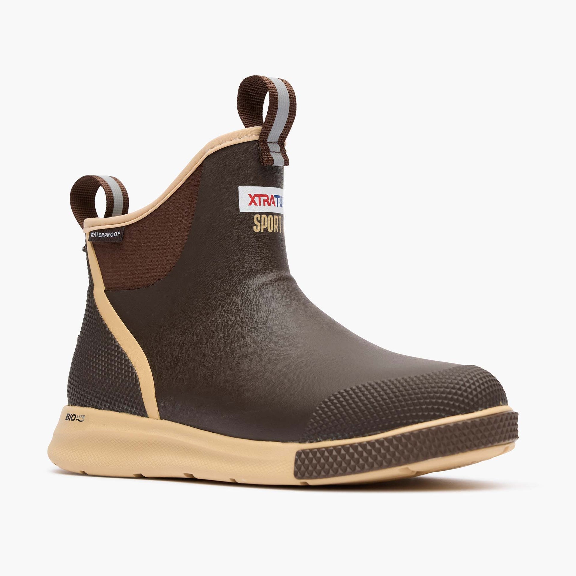 XtraTuf Ladies Brown Ankle Deck Sport Boot-XADSW901